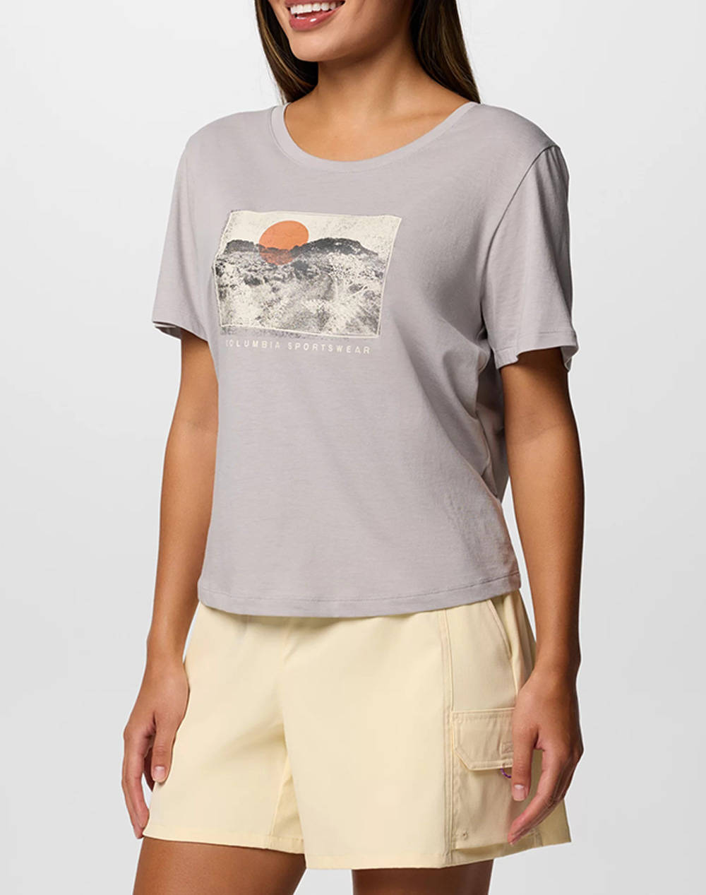 COLUMBIA ДАМСКА ТЕНИСКА Ruby Springs™ Graphic Scoop Neck SS