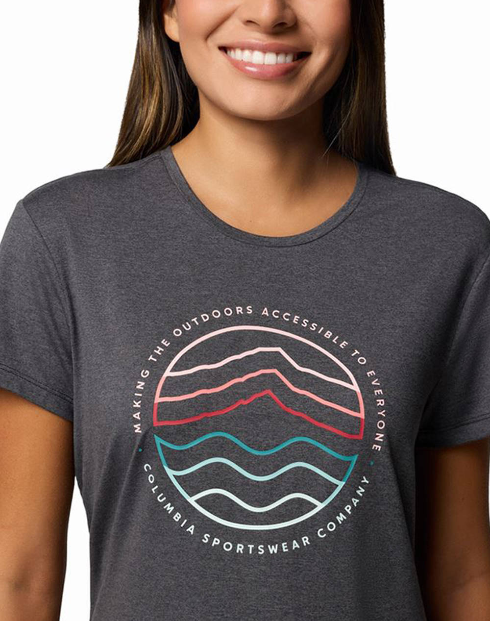 COLUMBIA Womens Blouse Sloan Ridge™ Graphic SS Tee