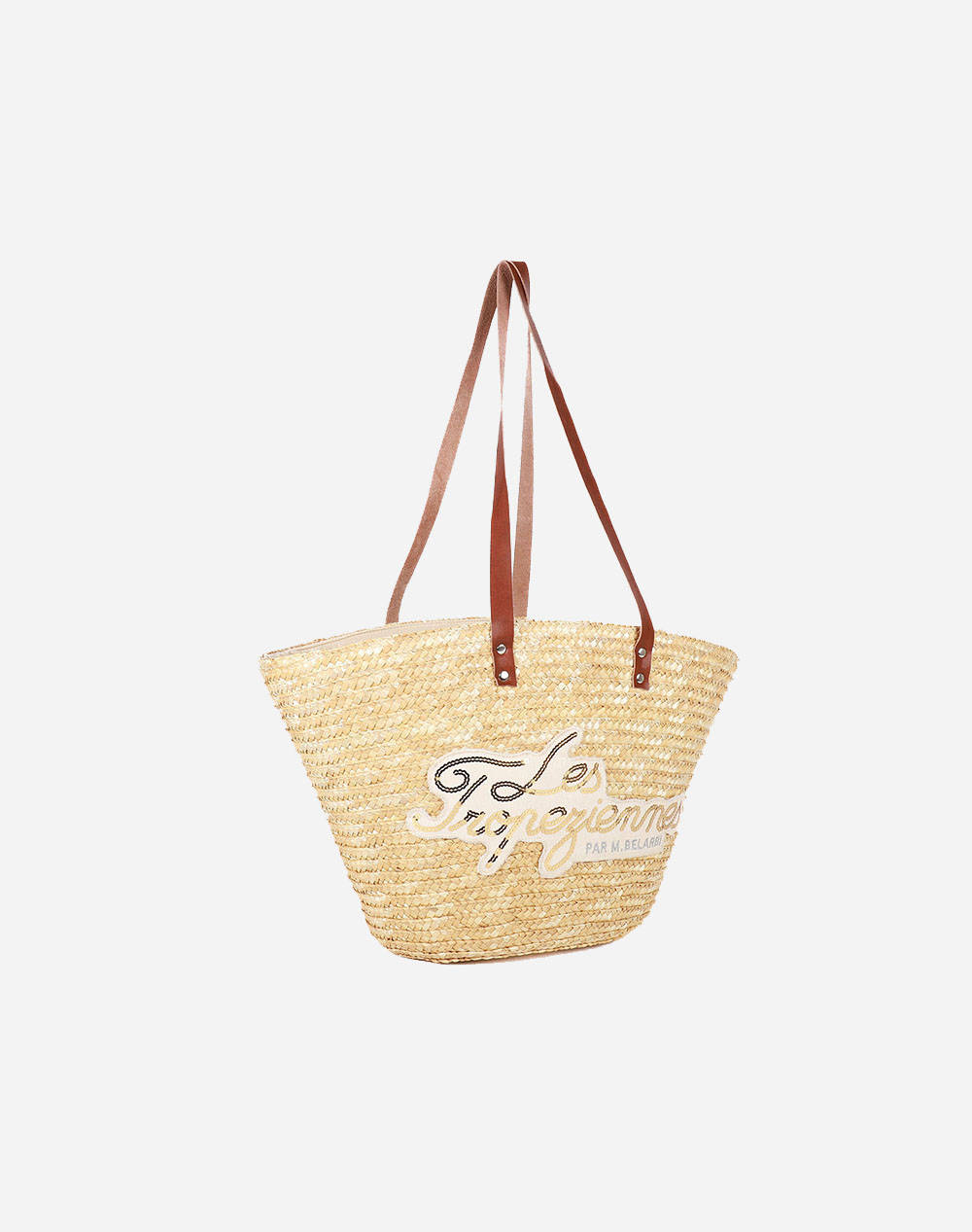 LES TROPEZIENNES MIL-TZ-01 ДАМСКА ЧАНТА BEIGE (Размери: 52 x 31 x 17 см.)