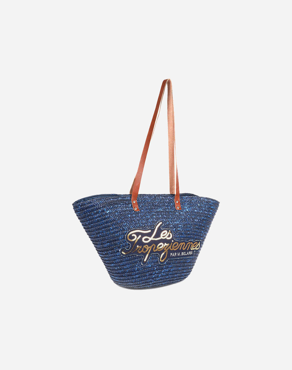 LES TROPEZIENNES MIL-TZ-01 ДАМСКА ЧАНТА DARK-BLUE (Размери: 52 x 31 x 17 см.)