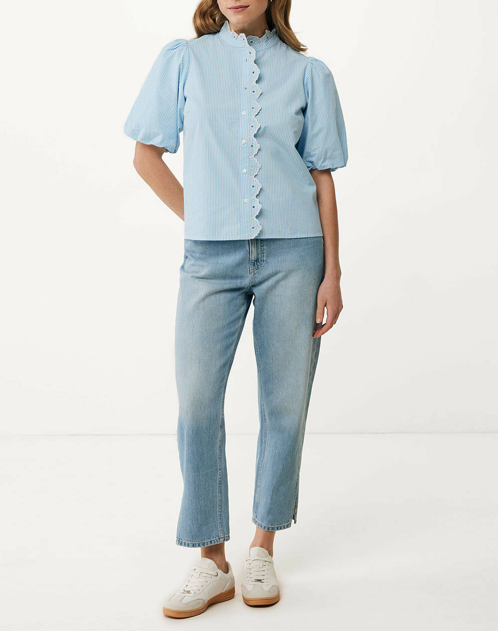 MEXX Puff sleeve striped blouse