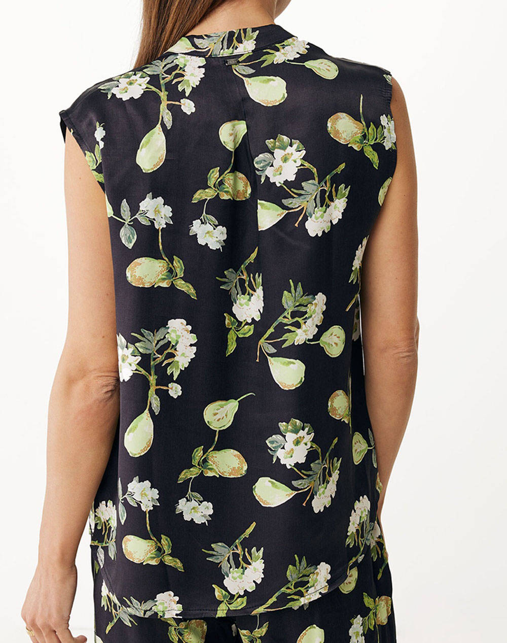 MEXX Sleeveless pear print blouse