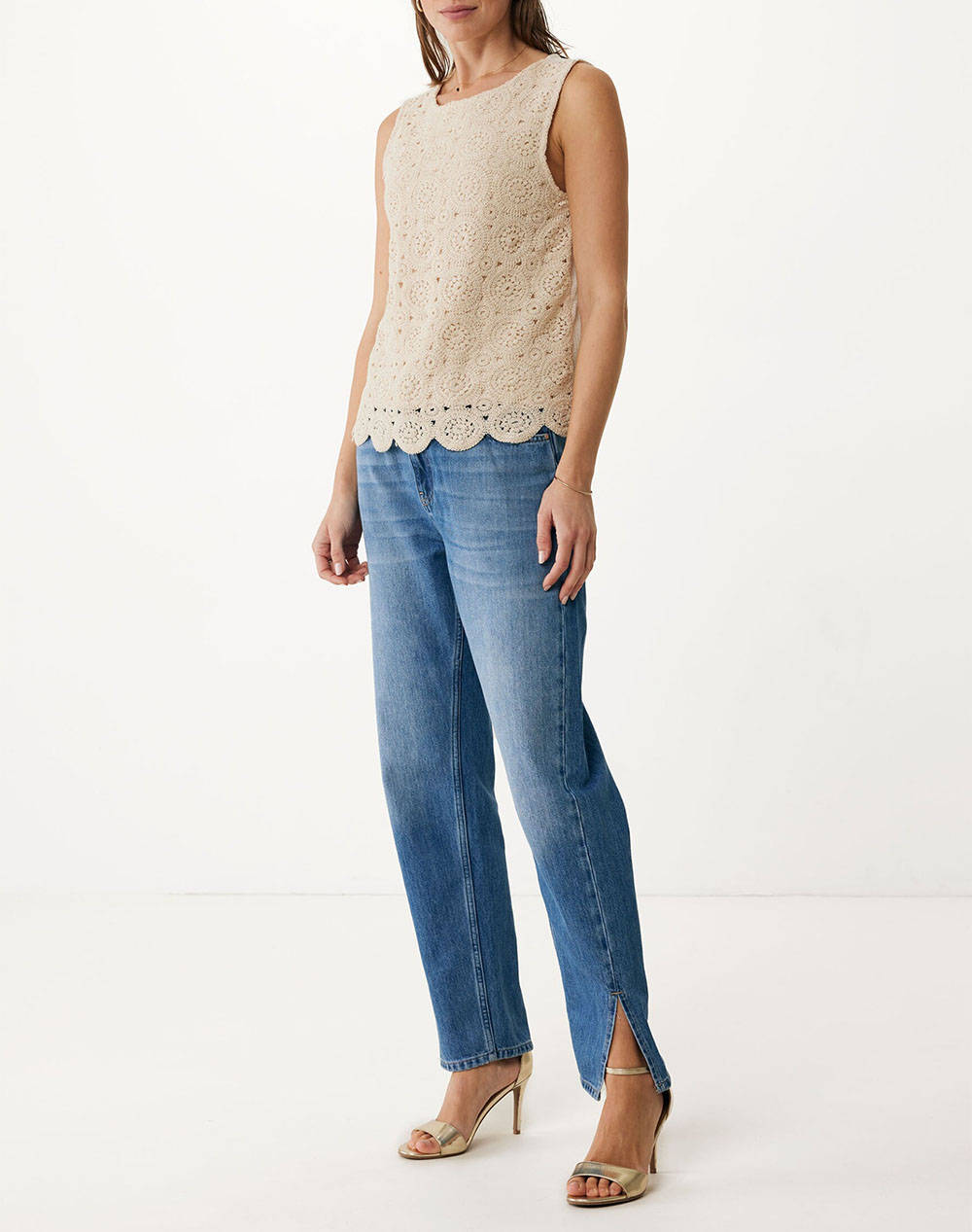 MEXX Crochet sleeveless top