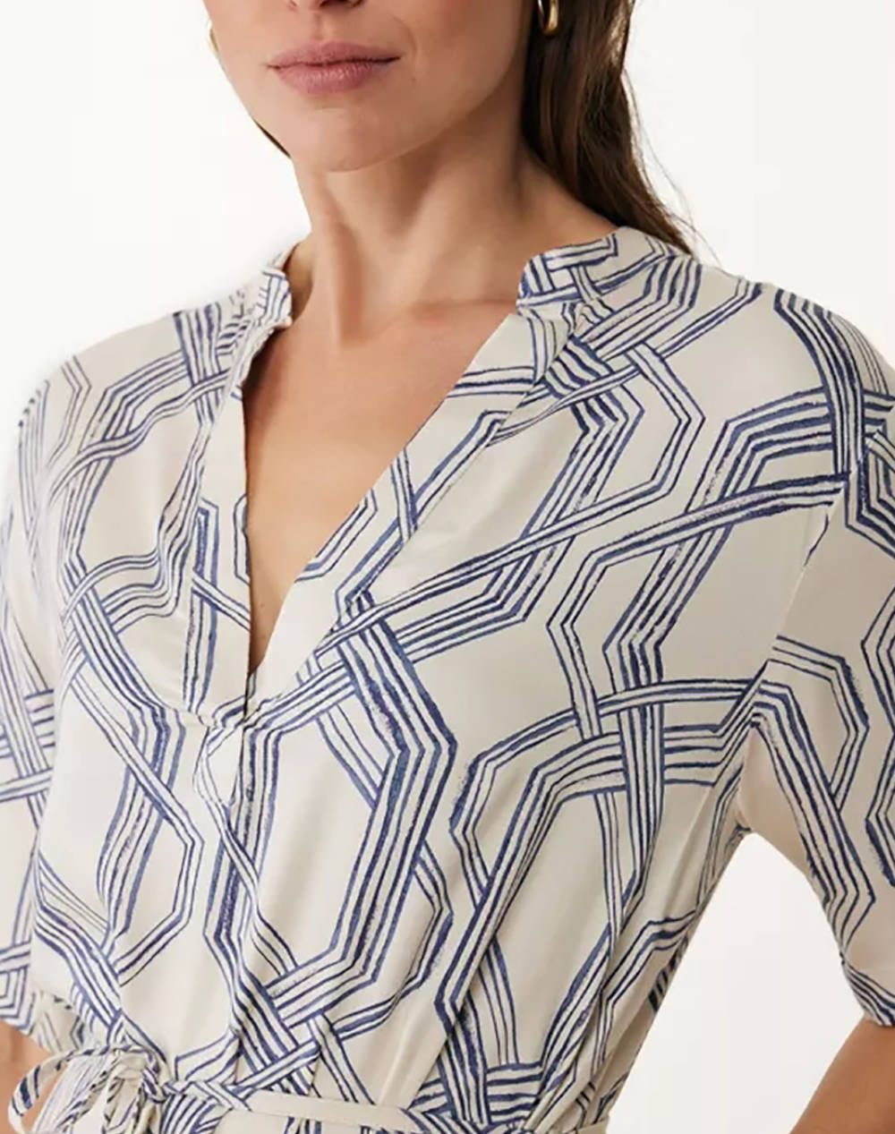 MEXX Regular swirl chain print dres