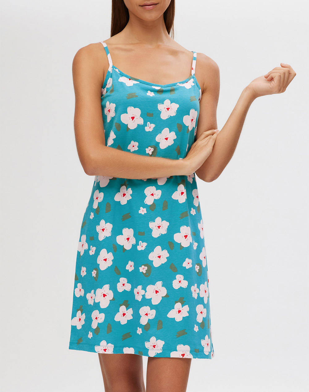 MINERVA ДАМСКА НОЩНИЦА FLORAL