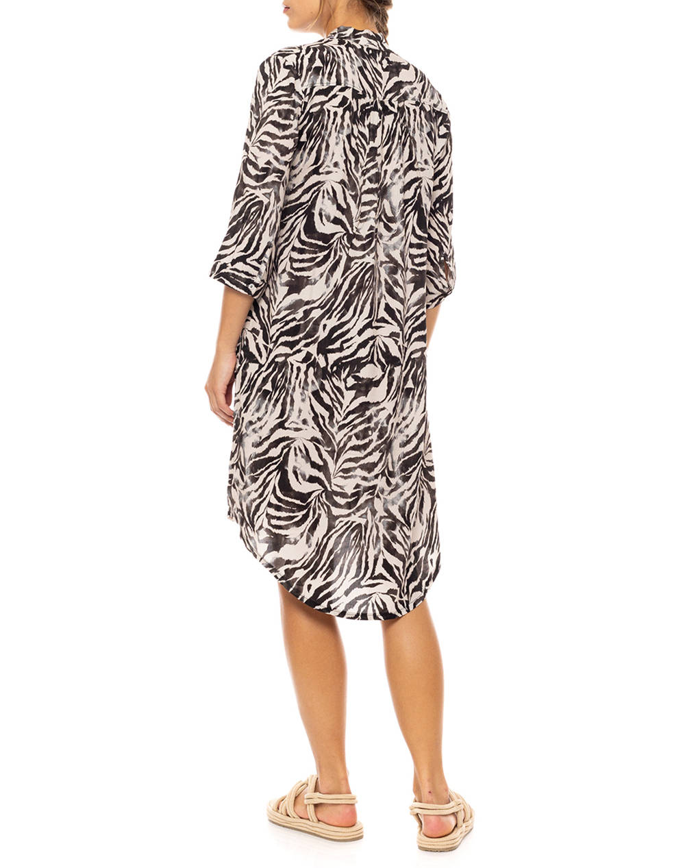 PINK LABEL BEACHWEAR BLACK LEOPARD