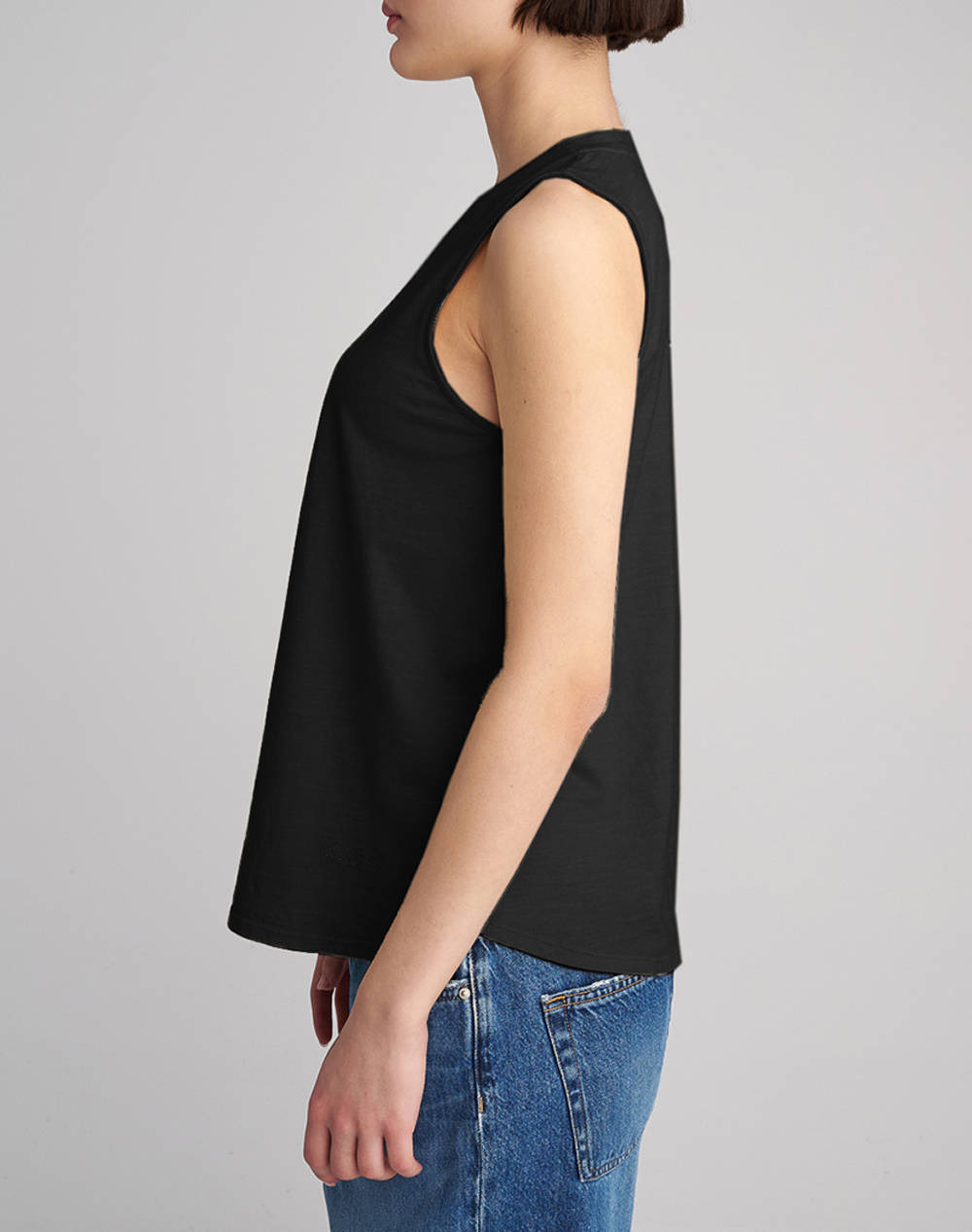 STAFF Peggy Sleeveless Top 67%Modal/33%Recycled Pess