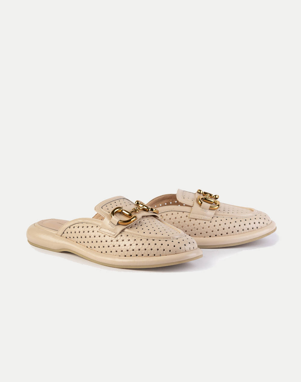 19V69 WOMENS SHOES MULE LOAFER LEA. V1969