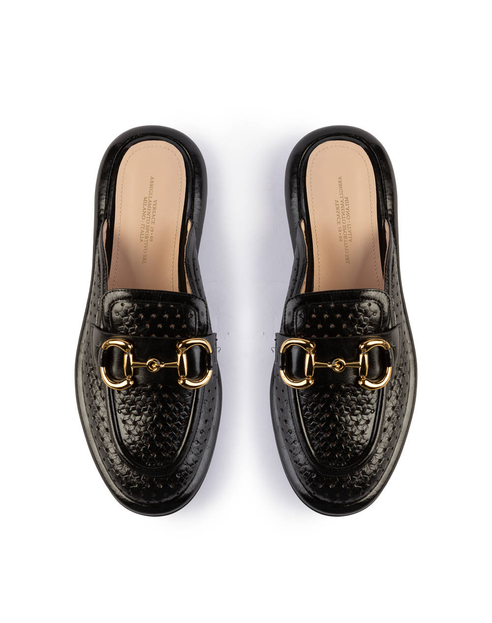 19V69 WOMENS SHOES MULE LOAFER LEA. V1969