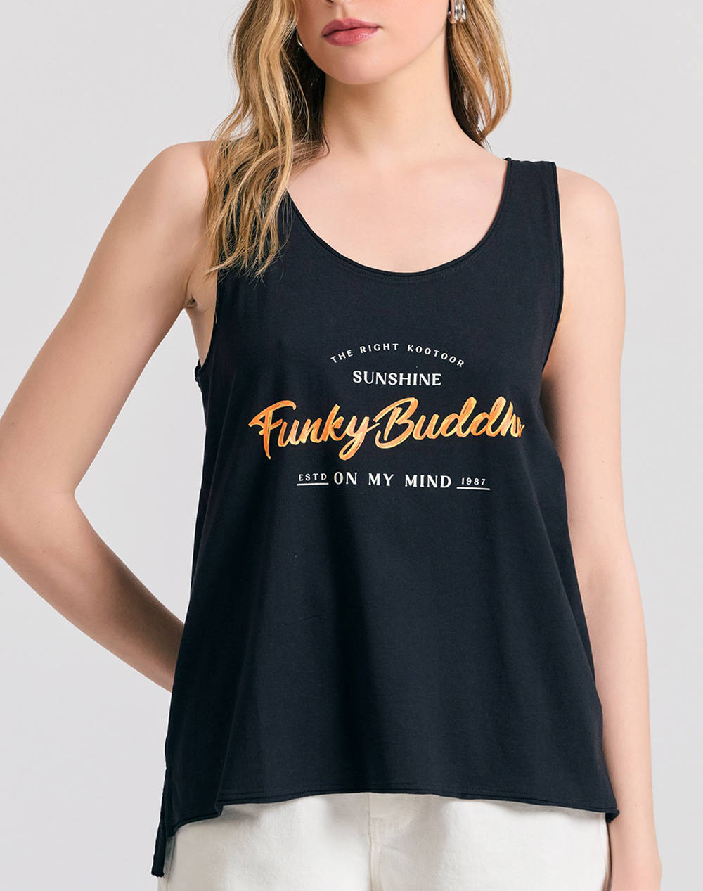 FUNKY BUDDHA Дамска блуза без ръкави
