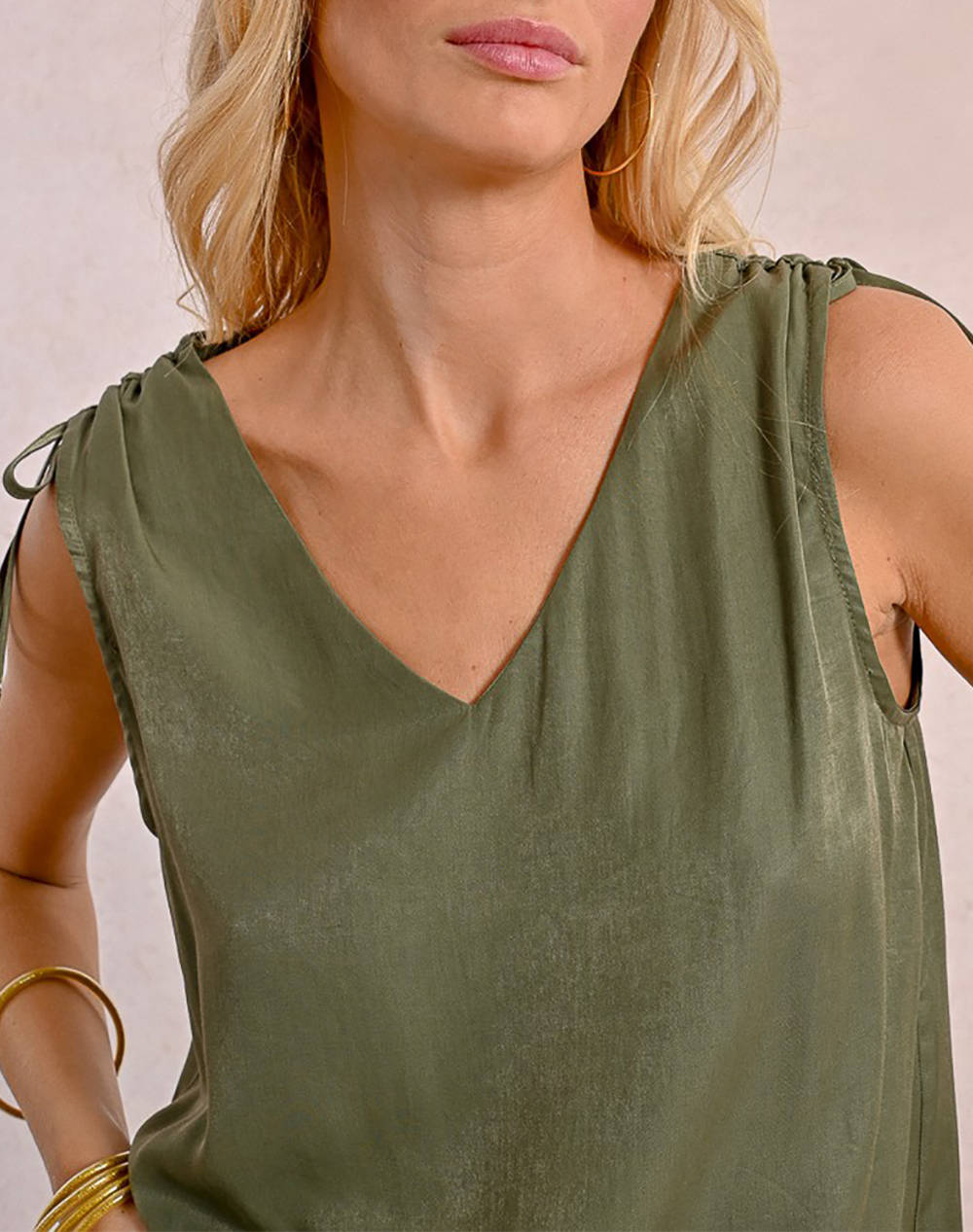 MOLLY BRACKEN LADIES WOVEN TOP