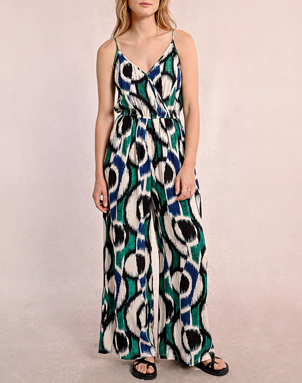 MOLLY BRACKEN LADIES WOVEN JUMPSUIT