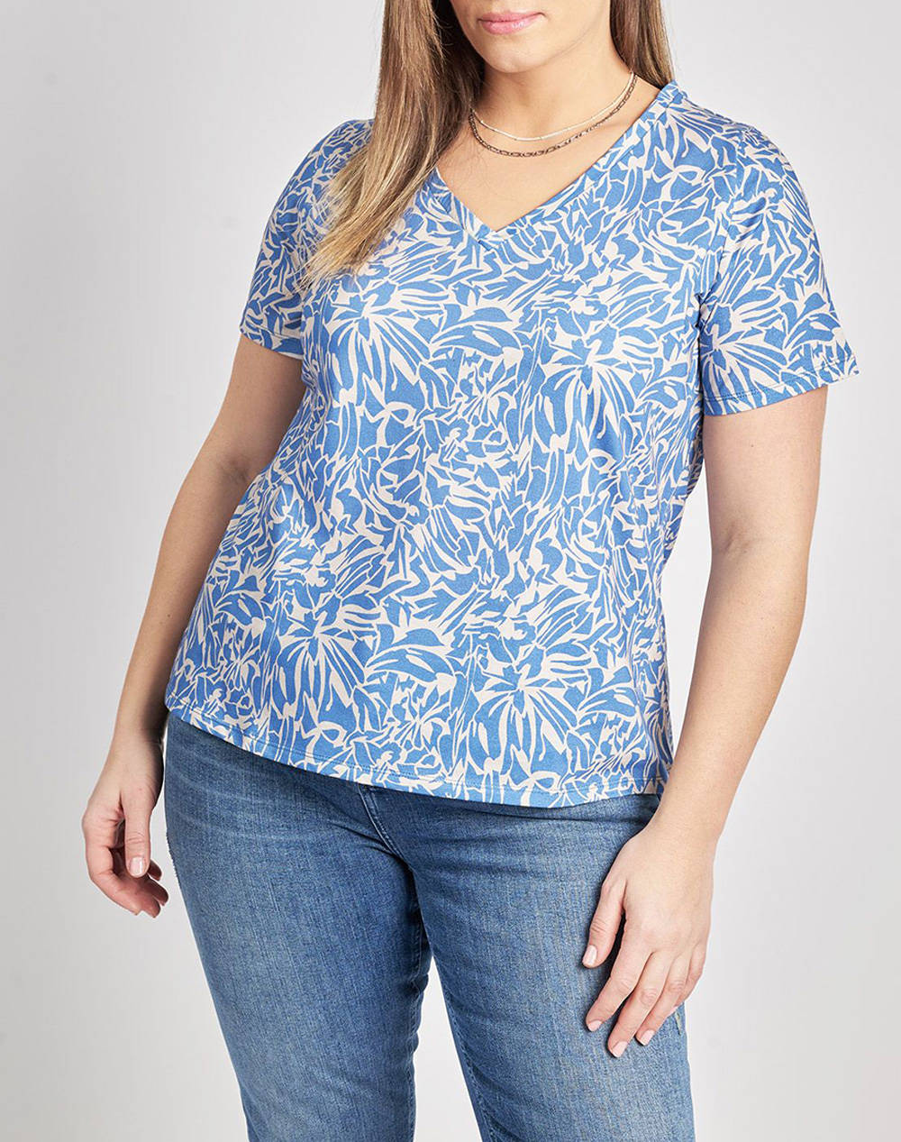 PARABITA ДАМСКА ТЕНИСКА all over floral print
