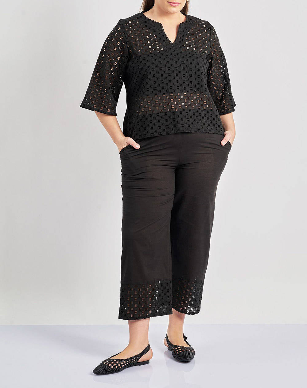 PARABITA ДАМСКА ТЕНИСКА broderie, boxy
