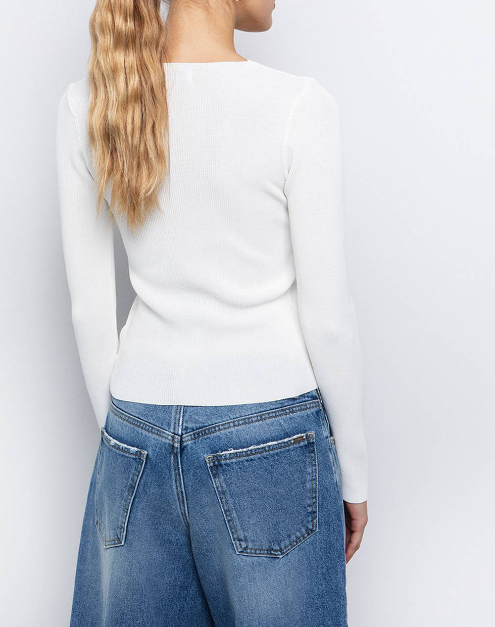 TOI&MOI KNITTED BLOUSE