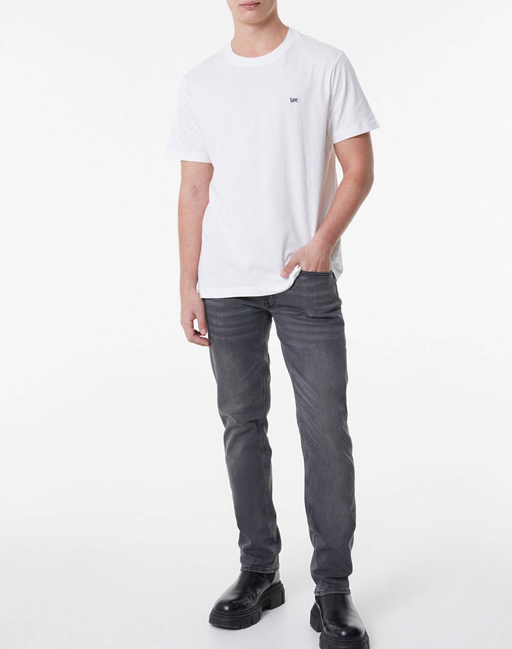 LEE SS PATCH LOGO TEE