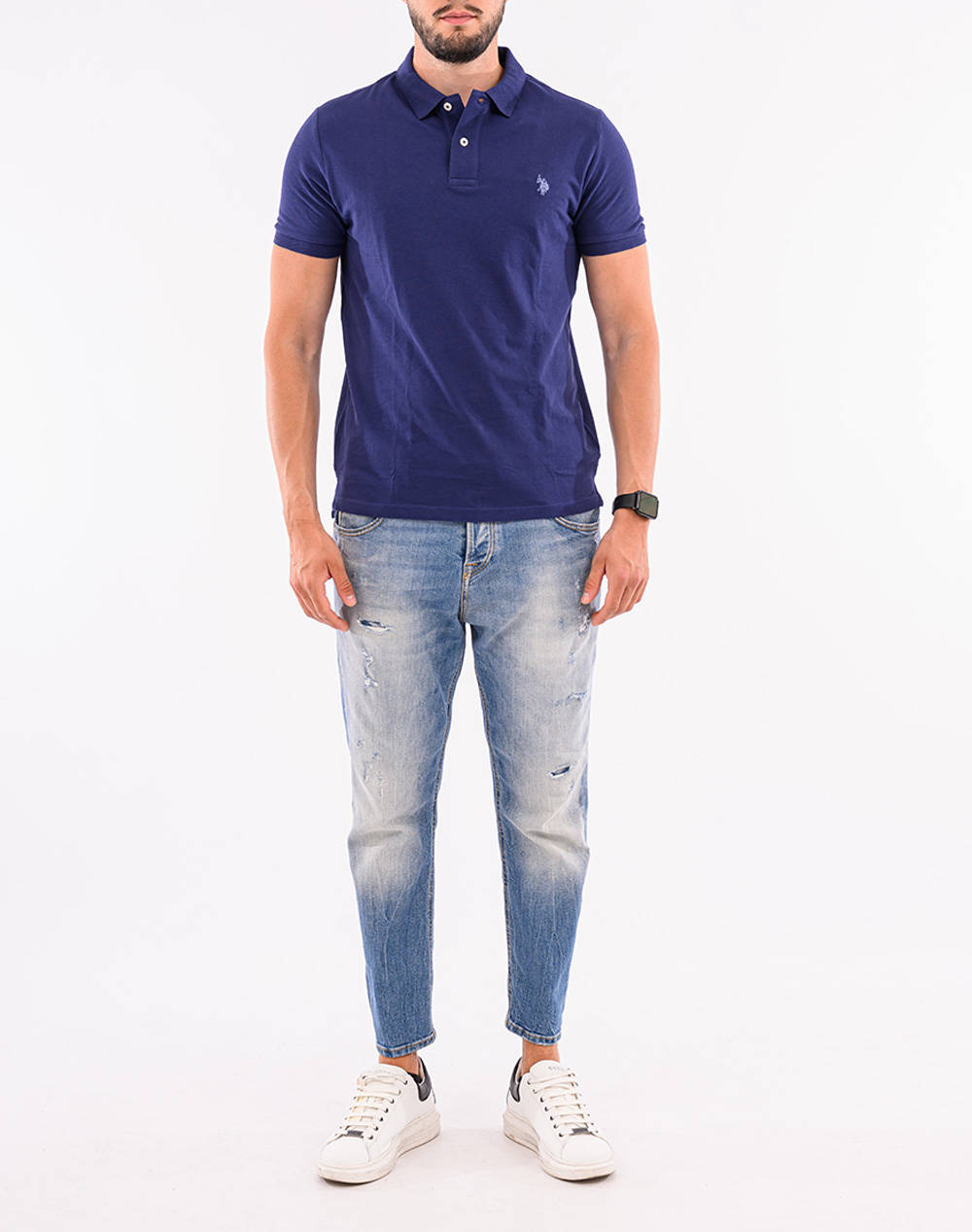 US POLO ASSN KING 000147 EHPD USPA BASIC POLO SS PACK OF 400 Мъжка тениска