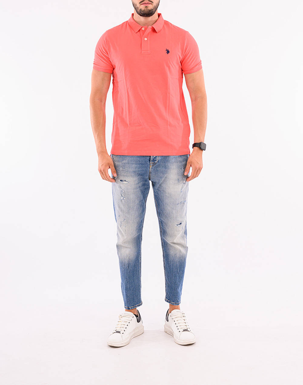 US POLO ASSN KING 000147 EHPD USPA BASIC POLO SS PACK OF 400 Мъжка тениска