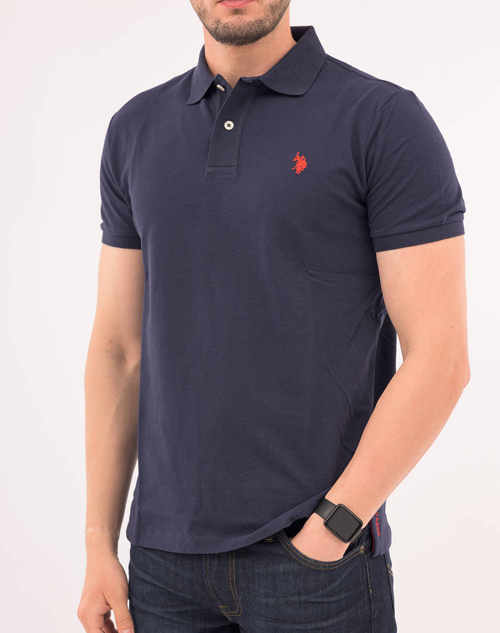 US POLO ASSN KING 000147 EHPD USPA BASIC POLO SS PACK OF 400 Мъжка тениска