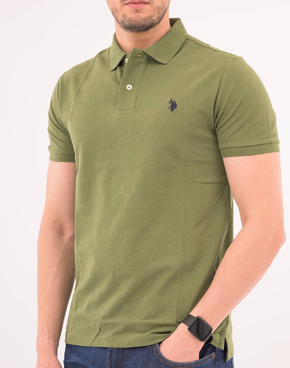 US POLO ASSN KING 000147 EHPD USPA BASIC POLO SS PACK OF 400 Мъжка тениска