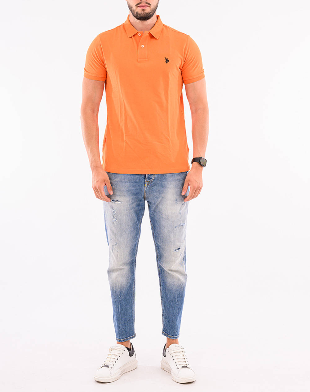 US POLO ASSN KING 000147 EHPD USPA BASIC POLO SS PACK OF 400 Мъжка тениска