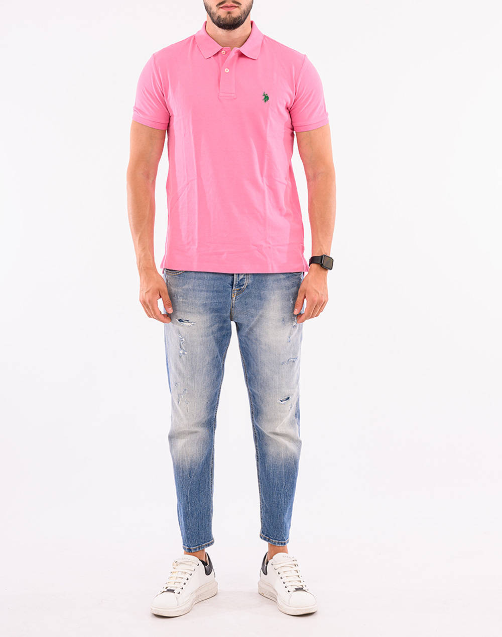 US POLO ASSN KING 000147 EHPD USPA BASIC POLO SS PACK OF 400 Мъжка тениска