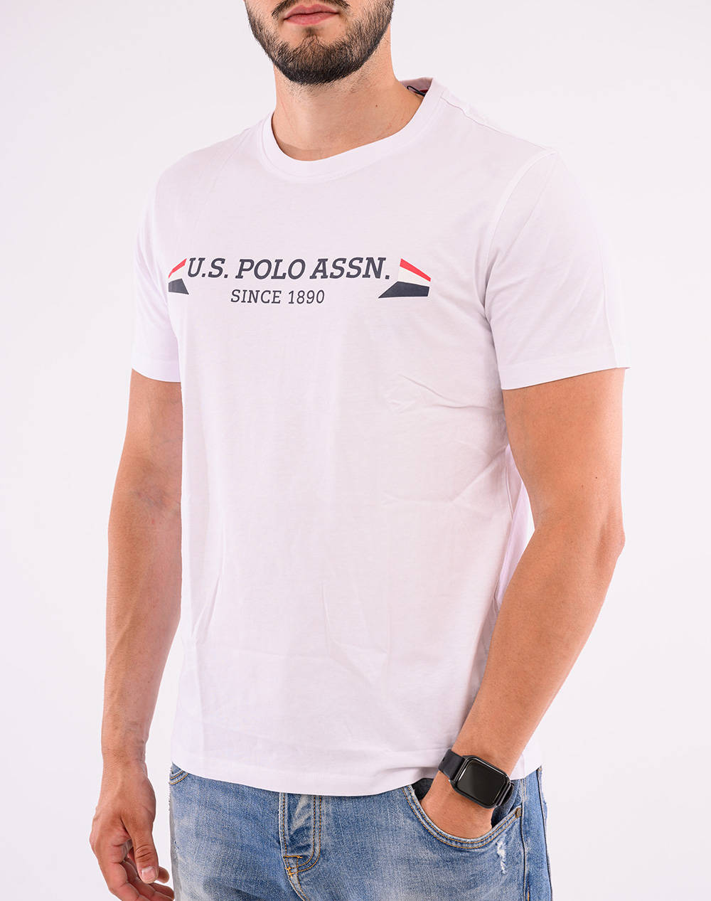 US POLO ASSN LUCA 000270 P63B TSHIRT SS МЪЖКА ТЕНИСКА