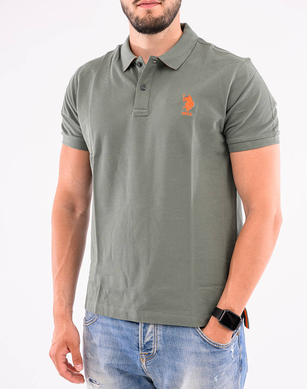 US POLO ASSN FLYN 000272 CBP5 POLO SS PACK OF 50 МЪЖКА ТЕНИСКА