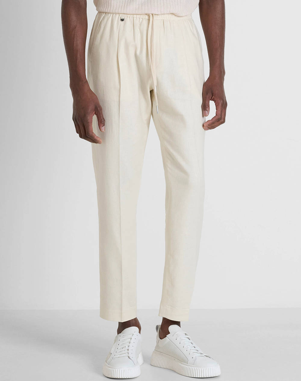 ANTONY MORATO MMTR00748FA800126 MIN OF 6 TROUSERS NEIL REGULAR FIT IN TWILL LINEN VISCOSE BLEND FABRIC МЪЖКИ ПАНТАЛОНИ
