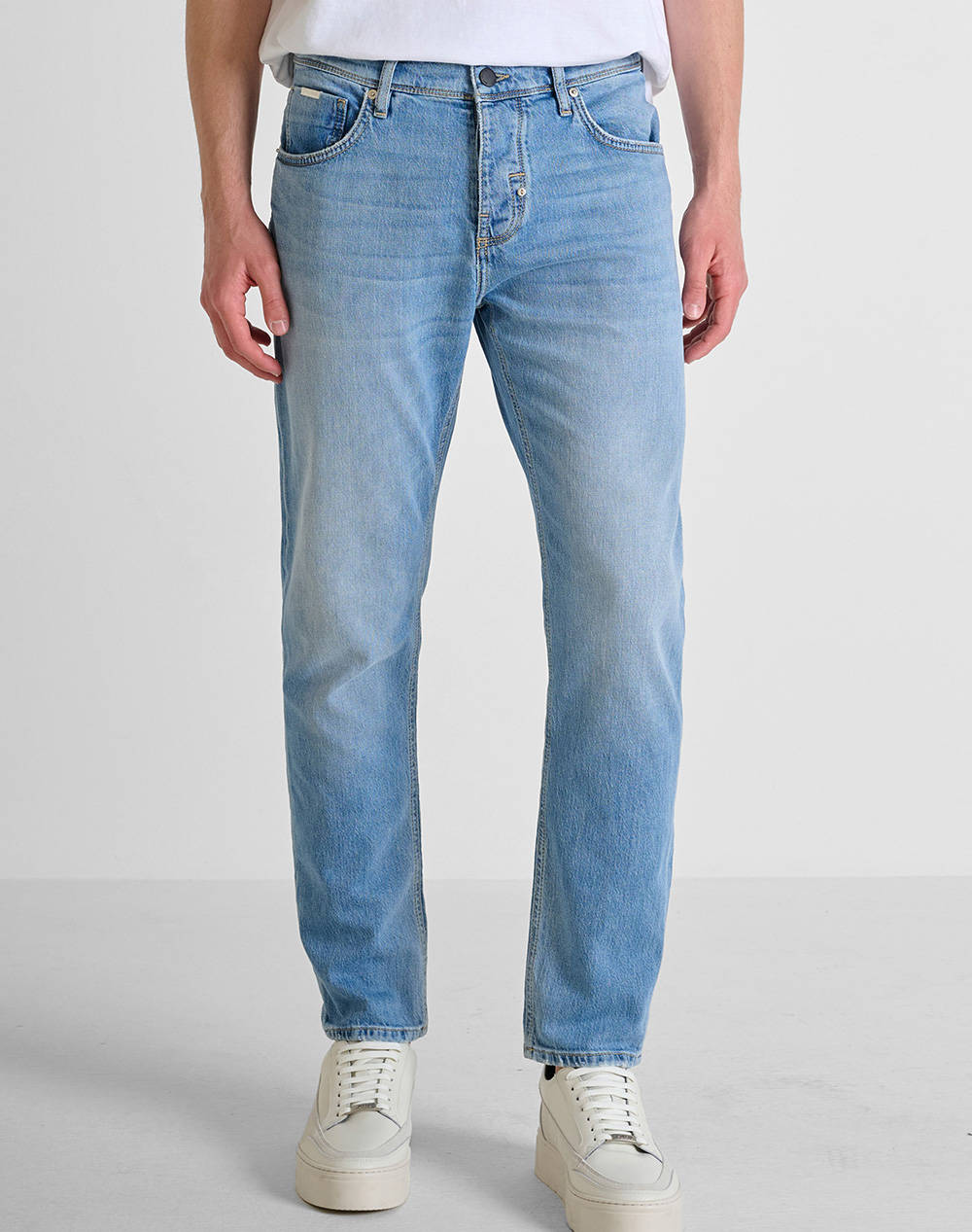ANTONY MORATO MMDT00264FA7505751W02035 MIN OF 10 JEANS ARGON SLIM ANKLE LENGHT FIT IN BLUE DENIM МЪЖКИ ПАНТАЛОНИ