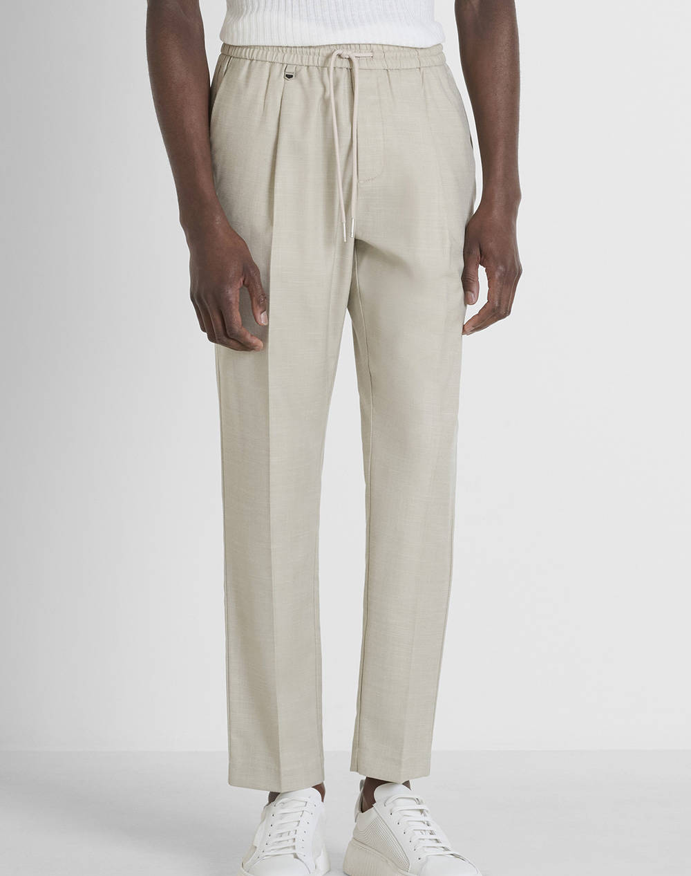 ANTONY MORATO MMTS00052FA650330 MIN OF 4 TROUSERS NEIL REGULAR FIT IN SLUB STRETCH VISCOSE BLEND FABRIC МЪЖКИ ПАНТАЛОНИ