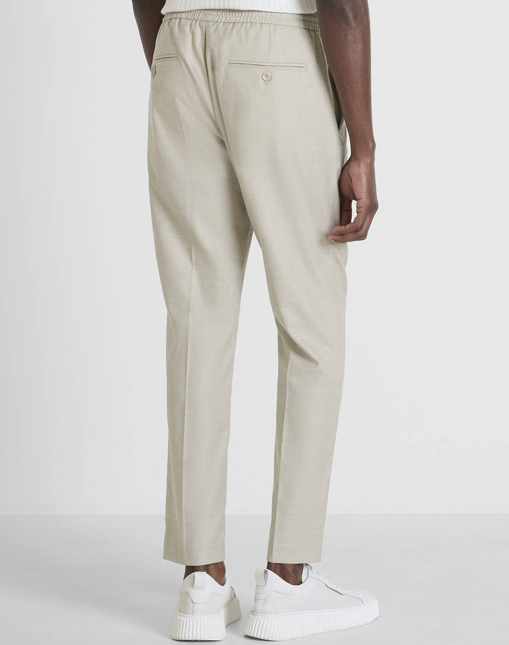ANTONY MORATO MMTS00052FA650330 MIN OF 4 TROUSERS NEIL REGULAR FIT IN SLUB STRETCH VISCOSE BLEND FABRIC МЪЖКИ ПАНТАЛОНИ