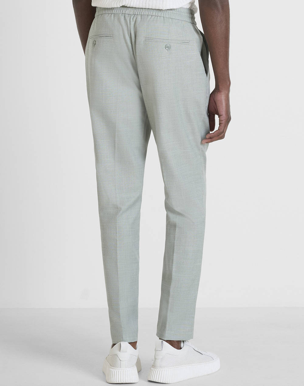 ANTONY MORATO MMTS00052FA650330 MIN OF 4 TROUSERS NEIL REGULAR FIT IN SLUB STRETCH VISCOSE BLEND FABRIC МЪЖКИ ПАНТАЛОНИ