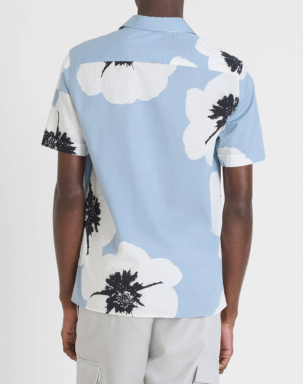 ANTONY MORATO MMSS00171FA430630 MIN OF 6 SHIRT HONOLULU REGULAR STRAIGHT FIT IN PRINTED COTTON VISCOSE BLEND FABRIC WITH LOGOED METAL BADGE РИЗА ЗА МЪЖЕ