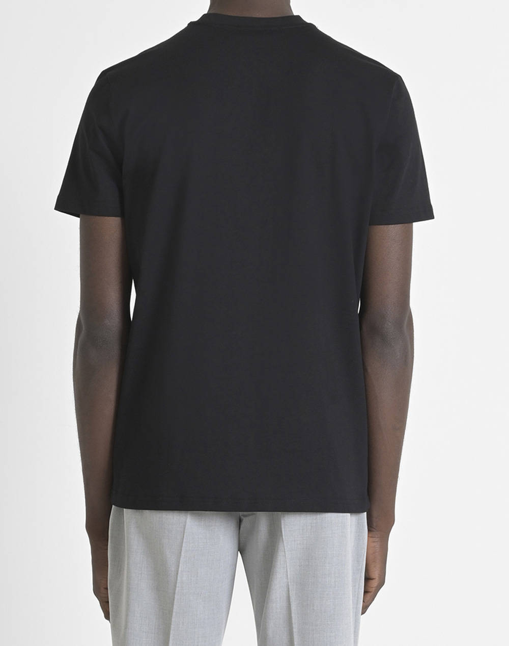 ANTONY MORATO MMKS02478FA100240 MIN OF 6 T-SHIRT REGULAR FIT IN JERSEY COTTON FABRIC WITH FLOCK MATT PLASTIC AND SPONGE LOGO PRINT МЪЖКА ТЕНИСКА