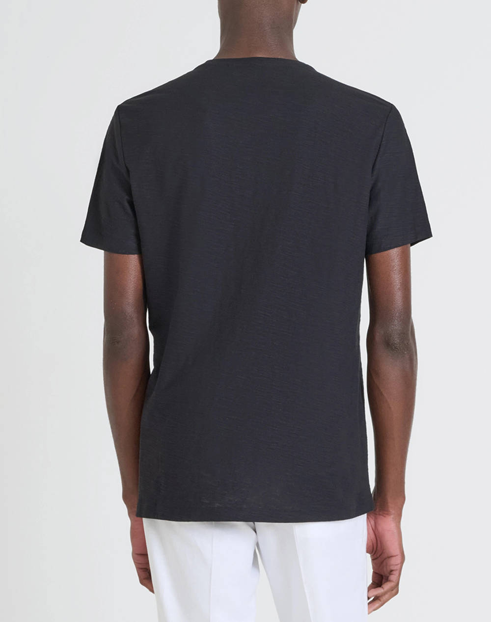 ANTONY MORATO MMKS02483FA100246 MIN OF 6 T-SHIRT REGULAR FIT IN SLUB COTTON FABRIC WITH EMBROIDERY LOGO ON FRONT МЪЖКА ТЕНИСКА