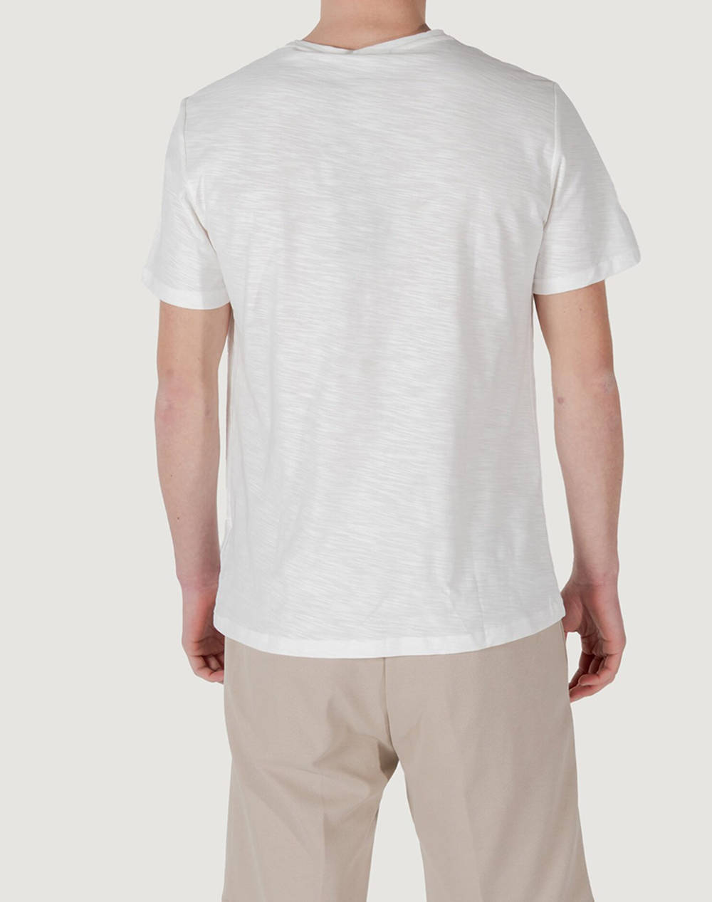 ANTONY MORATO MMKS02483FA100246 MIN OF 6 T-SHIRT REGULAR FIT IN SLUB COTTON FABRIC WITH EMBROIDERY LOGO ON FRONT МЪЖКА ТЕНИСКА