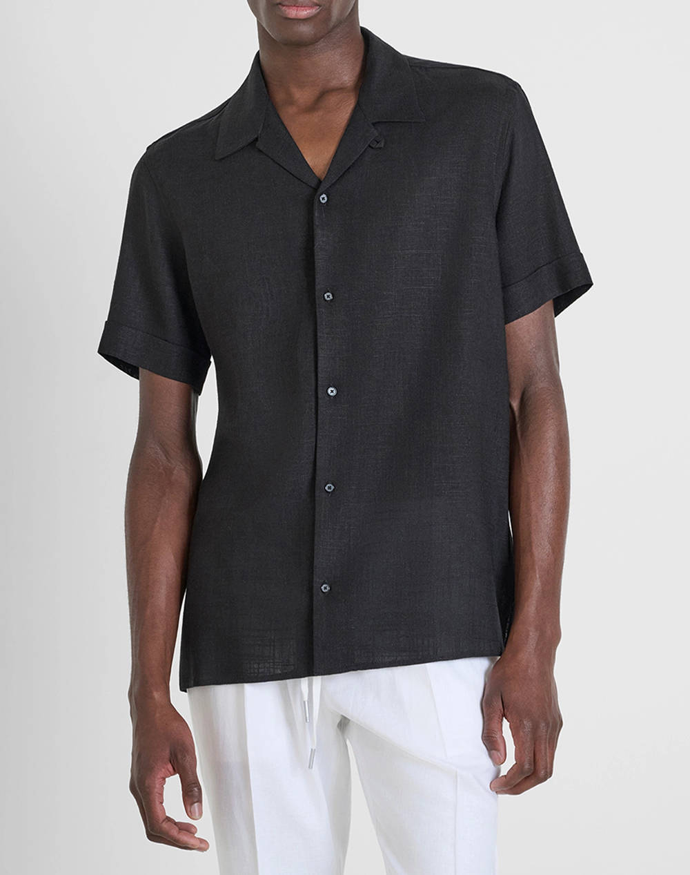ANTONY MORATO MMSS00189FA400099 MIN OF 6 SHIRT HONOLULU RELAXED STRAIGHT FIT IN SOFT TOUCH VISCOSE LINEN BLEND FABRIC РИЗА ЗА МЪЖЕ