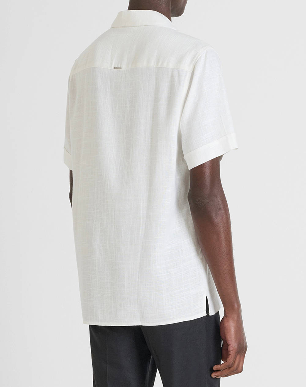 ANTONY MORATO MMSS00189FA400099 MIN OF 6 SHIRT HONOLULU RELAXED STRAIGHT FIT IN SOFT TOUCH VISCOSE LINEN BLEND FABRIC РИЗА ЗА МЪЖЕ