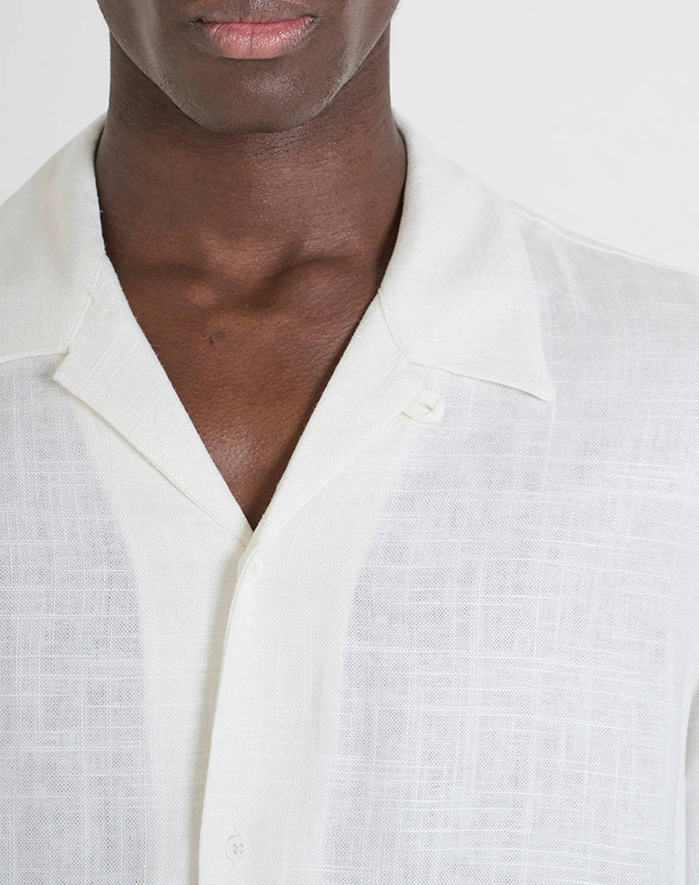 ANTONY MORATO MMSS00189FA400099 MIN OF 6 SHIRT HONOLULU RELAXED STRAIGHT FIT IN SOFT TOUCH VISCOSE LINEN BLEND FABRIC РИЗА ЗА МЪЖЕ