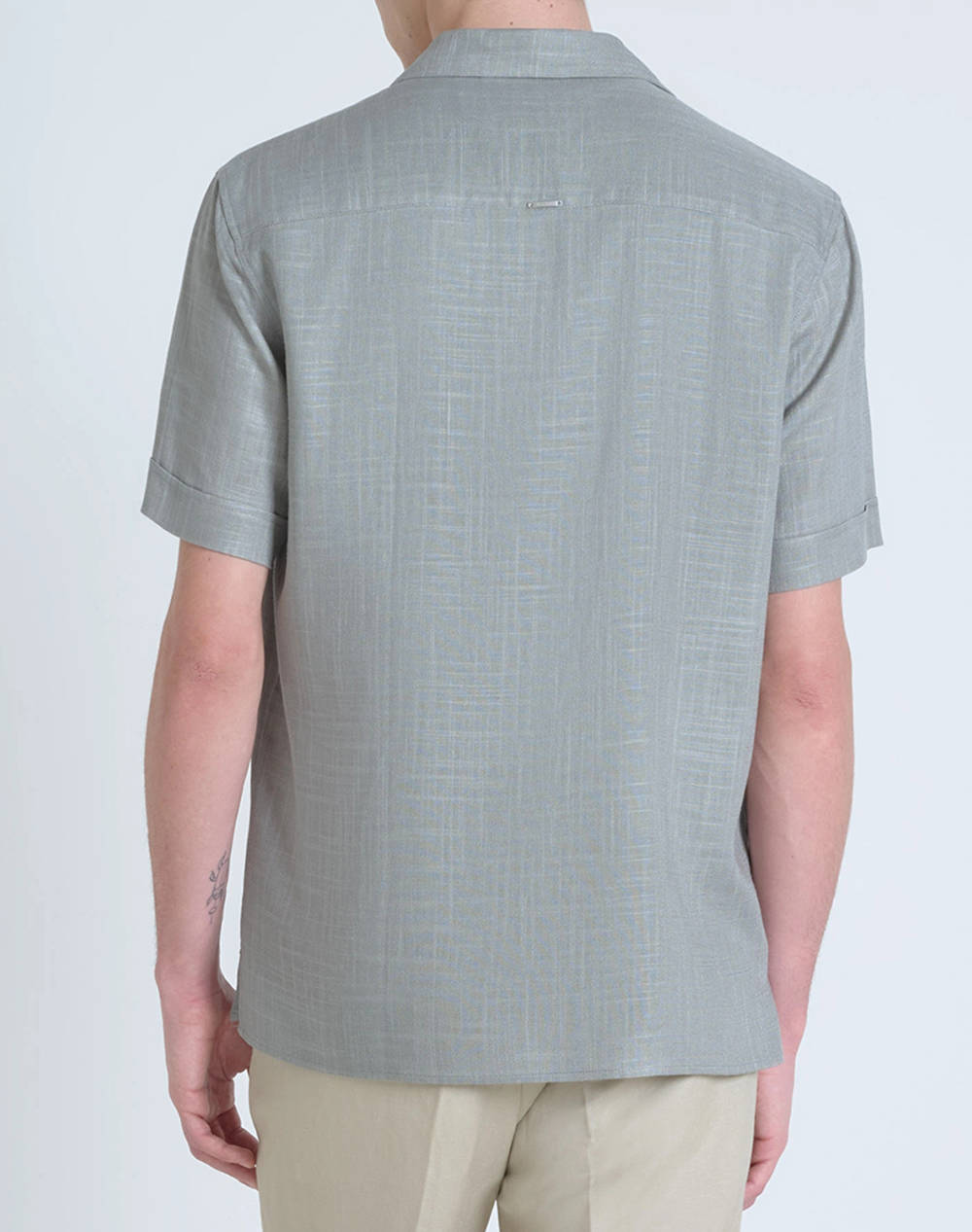 ANTONY MORATO MMSS00189FA400099 MIN OF 6 SHIRT HONOLULU RELAXED STRAIGHT FIT IN SOFT TOUCH VISCOSE LINEN BLEND FABRIC РИЗА ЗА МЪЖЕ