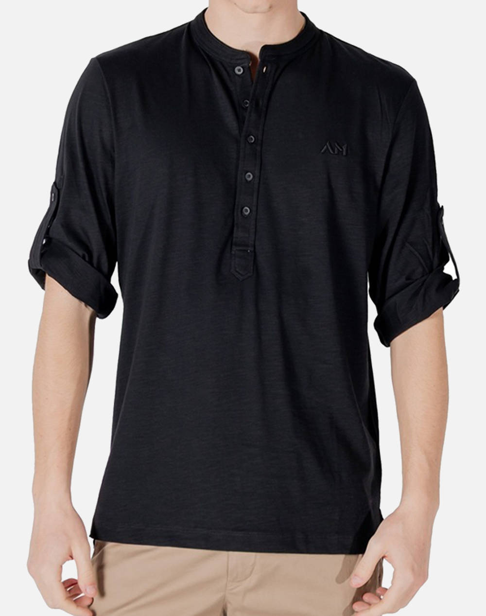 ANTONY MORATO MMKL00334FA100260 MIN OF 6 T-SHIRT REGULAR FIT IN SLUB COTTON FABRIC WITH EMBROIDERY LOGO ON FRONT МЪЖКА ТЕНИСКА
