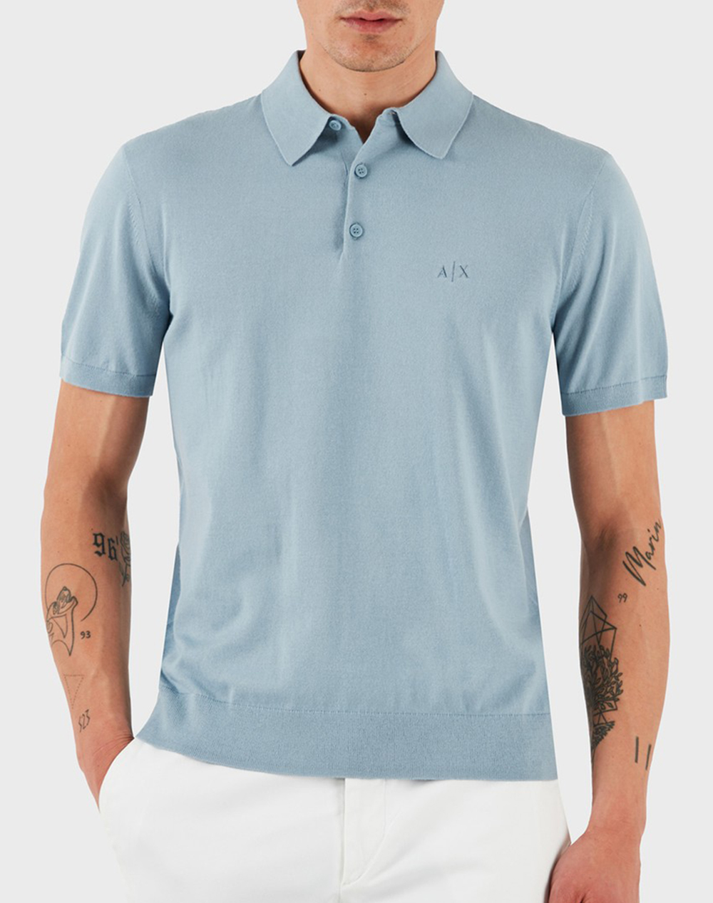 ARMANI EXCHANGE KNIT POLO