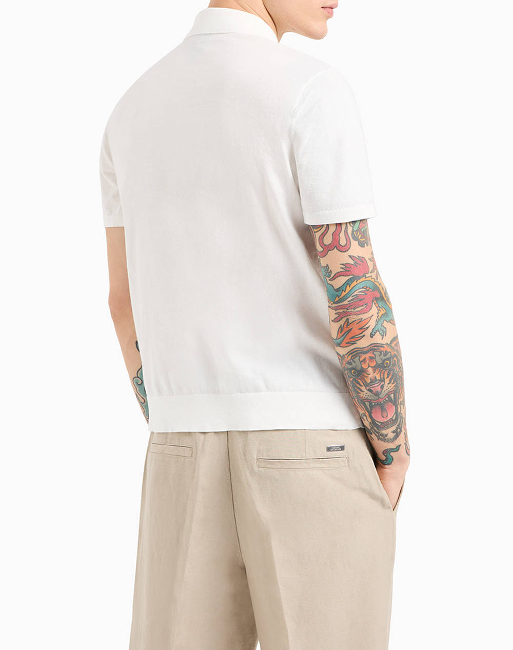 ARMANI EXCHANGE KNIT POLO