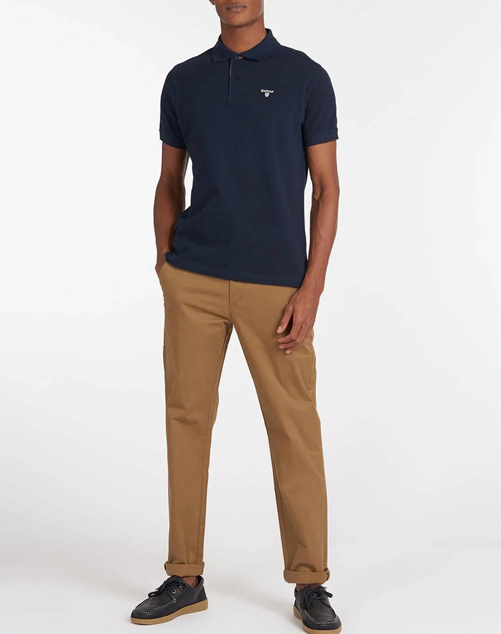 BARBOUR TARTAN PIQUE POLO SHIRT