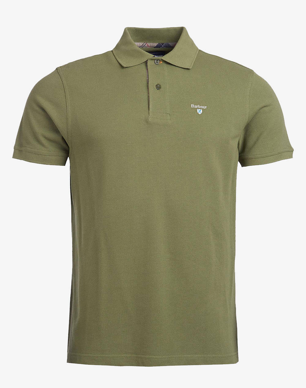 BARBOUR TARTAN PIQUE POLO SHIRT