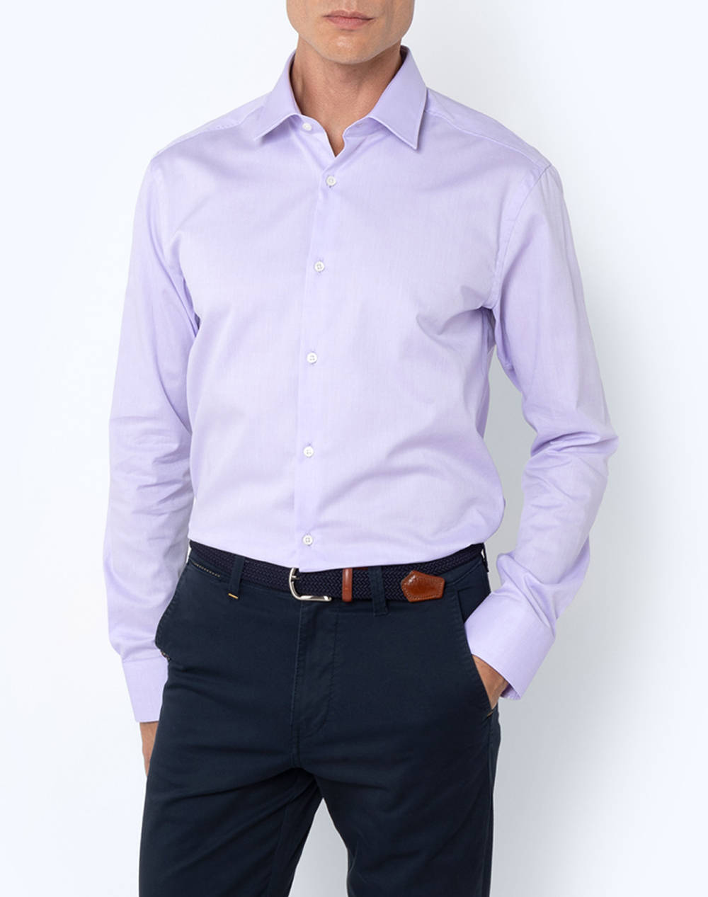 THE BOSTONIANS РИЗА DOBBY SLIM FIT