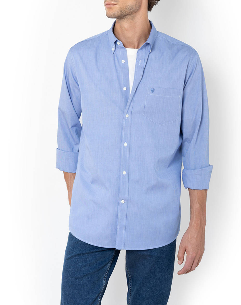 THE BOSTONIANS РИЗА CHESTER POPLIN REGULAR FIT MiniCheck Button-down Regular Fit