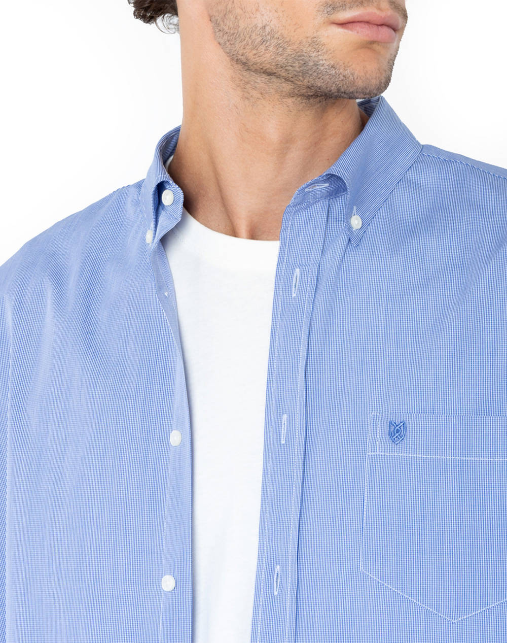 THE BOSTONIANS РИЗА CHESTER POPLIN REGULAR FIT MiniCheck Button-down Regular Fit