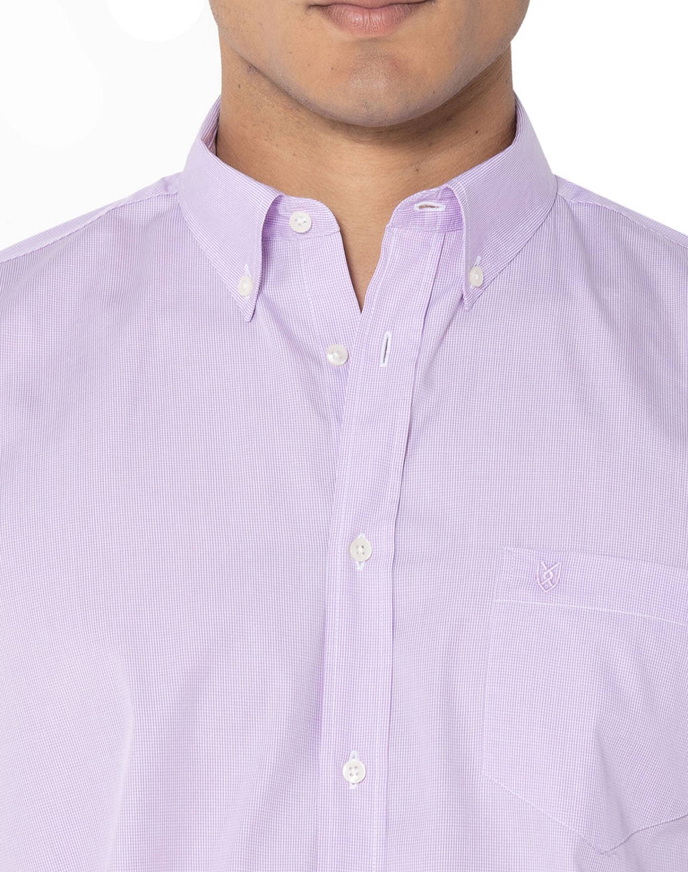 THE BOSTONIANS РИЗА CHESTER POPLIN REGULAR FIT MiniCheck Button-down Regular Fit